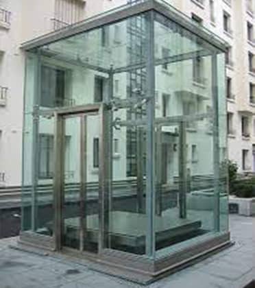 کابین آسانسور شیشه ای مدل GL114
